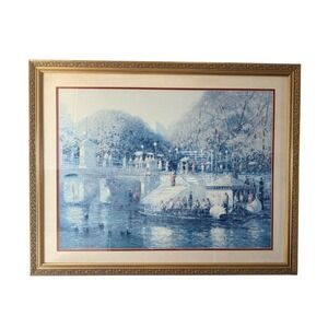 JC Terelak Vintage 85 "Boston Public Garden" Signed Print